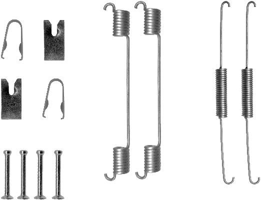 HELLA PAGID Комплектующие, тормозная колодка 8DZ 355 200-541